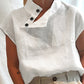Celmia Women Short Sleeve Blusas Summer Cotton Linen Shirts Fashion Oversized Blouses Casual Loose Camisas Solid Tunic Tops