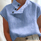Celmia Women Short Sleeve Blusas Summer Cotton Linen Shirts Fashion Oversized Blouses Casual Loose Camisas Solid Tunic Tops
