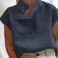 Celmia Women Short Sleeve Blusas Summer Cotton Linen Shirts Fashion Oversized Blouses Casual Loose Camisas Solid Tunic Tops