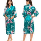 Silk Kimono Robe Bathrobe Women Satin Robe Silk Robes Night Sexy Robes Night Grow For Bridesmaid Summer Plus SizeS-XXXL 010412