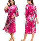 Silk Kimono Robe Bathrobe Women Satin Robe Silk Robes Night Sexy Robes Night Grow For Bridesmaid Summer Plus SizeS-XXXL 010412