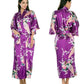 Silk Kimono Robe Bathrobe Women Satin Robe Silk Robes Night Sexy Robes Night Grow For Bridesmaid Summer Plus SizeS-XXXL 010412