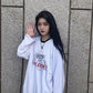 Autumn tshirt Casual Letter Print O-Neck stripe Tees Creativity Loose T-Shirts Women Long Sleeve Oversize top Hip Hop Streetwear