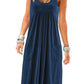 Fashion striped dress large size summer dress  loose simple sleeveless dress women's clothing