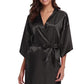 New Silk Kimono Robe Bathrobe Women Silk Bridesmaid Robes Sexy Navy Blue Robes Satin Robe Ladies Dressing Gowns