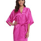 New Silk Kimono Robe Bathrobe Women Silk Bridesmaid Robes Sexy Navy Blue Robes Satin Robe Ladies Dressing Gowns