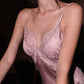Sexy Women's Sleepwear Perspective Lace Nightdress Thin  Homewear Nightwear Silk Sleeveless Nightgown Night Dress Size M-XXL