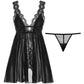 Summer Womens Sleepwear V-Neck Sexy Nightdress Casual Nightgown Comfortable Lace Pajama Solid Color Bifurcation Nightwear