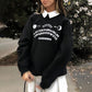 Black Grunge Oversized Hoodies Gothic Harajuku Streetwear Chic Letter Print Hoodies Women Autumn Long Sleeve Hoodies