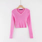 Vintage blouse women long sleeve crop top streetwear green blusas elegant ladies tops korean fashion green shirt sreetwear