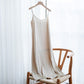 Fashion High Quality Women's Dress Summer Spaghetti Satin Long Woman Dress Very Soft Smooth Plus Size S-4XL
