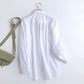Withered England Style Office Lady Simple Fashion Poplin Solid White Blouse Women Blusas Mujer De Moda 2020 Shirt Women Tops