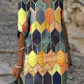 Fashion casual dress large size loose dress temperamental mid-sleeve dress