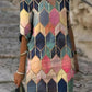 Fashion casual dress large size loose dress temperamental mid-sleeve dress