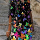 Fashion casual dress large size loose dress temperamental mid-sleeve dress