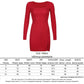 velvet women dress bodycon Modis soild Autumn Winter elegent split Femme Dresses party long sleeve gothic clothes