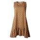 Women Summer Dress Polka Dot Chiffon Sleeveless Beach Mini Casual Yellow Sundress Fashion Plus Size Dress For Women