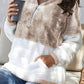 Winter Women's Coat Fashion Casual Stitching Plaid Ladies Clothes Hooded Zipper Ladies Coat Cashmere Women Jacket