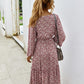 Women Long Dress Autumn Winter Long Sleeve Elegant Ladies Flower Square Collar Dresses Party 2020 Black Clothes For Woman