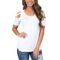 Harajuku lovely heart Tshirt Women Causal T-shirt Cotton Bear paw Tees Woman off shoulder tops Clothes Drop Shipping