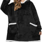 Oversized Hoodies Sweatshirt Women Winter Hoodies Fleece Giant TV Blanket With Sleeves Pullover Oversize Women Hoody Sweatshirts