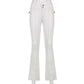 Indie Aesthetics Slim Low Waist Flare Pants E-girl Vintage Pockets Solid Y2K Pants Autumn 90s Fashion Black Trousers