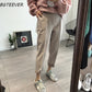 Winter Thicken Women Pencil Pants Plus Size Wool Pants Female Autumn High Waist Loose Trousers Capris Good Fabric