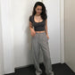 Summer Slim Sports Vest Sexy Women Short Sleeve U-Neck Gray Tee Tank Tops Female Solid Black/White Korean Crop Tops Y2k