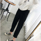 Thicken Women Pencil Pants 2021 Spring Winter Plus Size OL Style Wool Female Work Suit Pant Loose Female Trousers Capris 6648 50