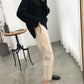 Thicken Women Pencil Pants 2021 Spring Winter Plus Size OL Style Wool Female Work Suit Pant Loose Female Trousers Capris 6648 50