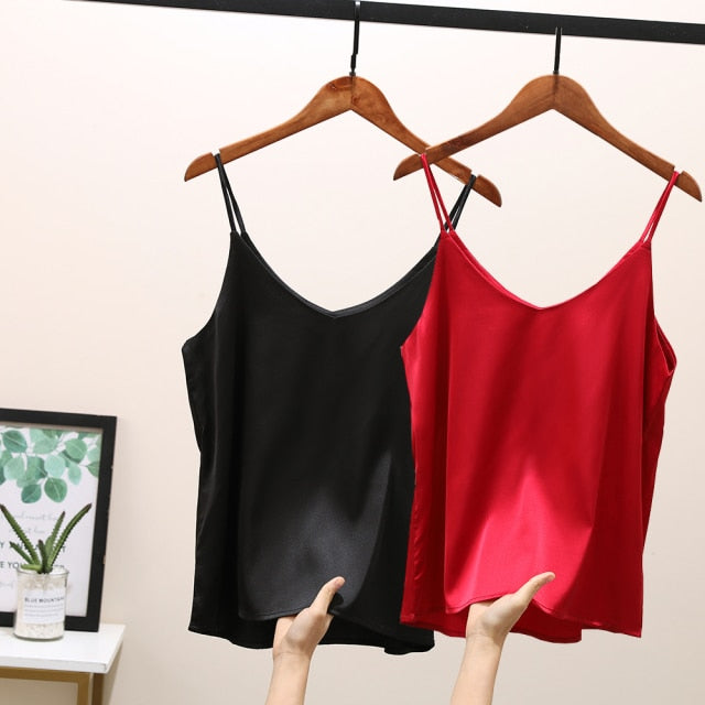 Women Sexy Crop Tops Silk Tube Top Female Sleeveless Camis Seamless Sports Lingerie Tee Bra Crop Top Bandeau Top Tank Sling