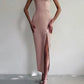 New Summer Women White Bodycon Bandage Dress Sexy V Neck Spaghetti Strap Club Celebrity Evening Runway Party Long Dresses