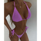Sexy Bikini Push Up Women Swimsuits Female Micro Bikini Set Solid Thong Brazilian Swimwear Bathing Suit Swimming Suits